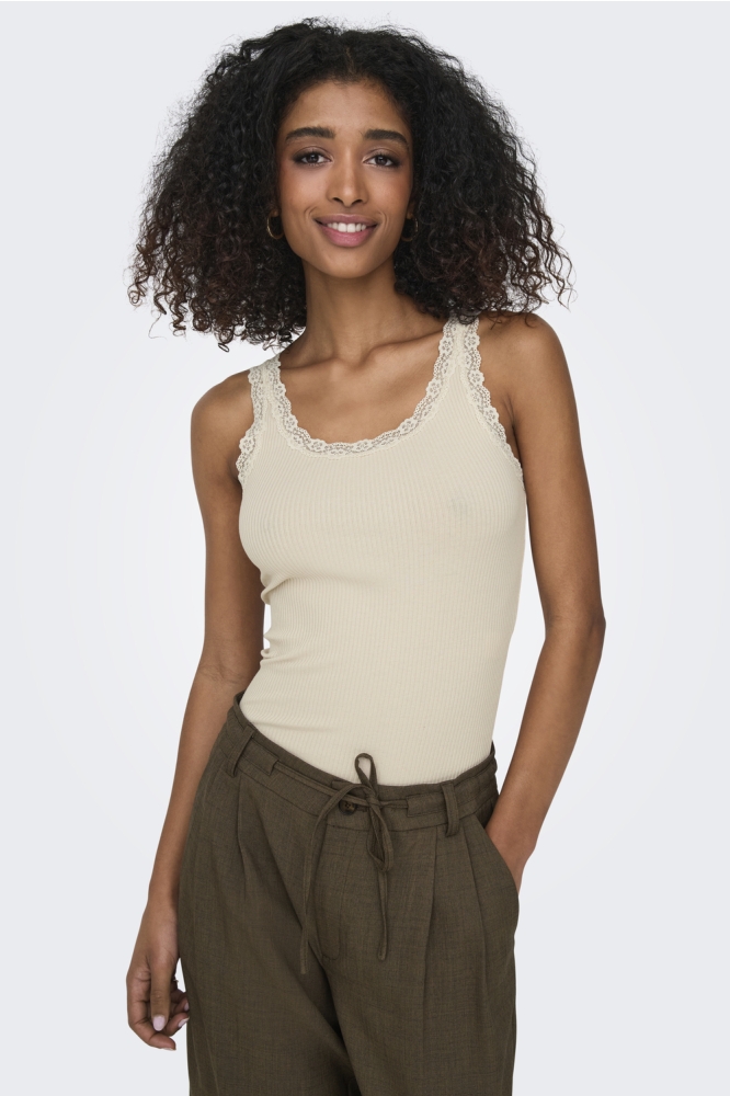 ONLSARA SHARAI LACE TANK TOP JRS NO 15345994 PEYOTE